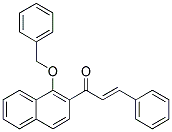 1-[1-(BENZYLOXY)-2-NAPHTHYL]-3-PHENYLPROP-2-EN-1-ONE 结构式