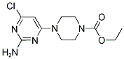 4-(2-AMINO-6-CHLORO-PYRIMIDIN-4-YL)-PIPERAZINE-1-CARBOXYLIC ACID ETHYL ESTER 结构式