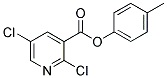 4-Methylphenyl 2,5-dichloronicotinate 结构式