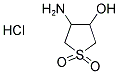 4-AMINO-1,1-DIOXO-TETRAHYDRO-1L6-THIOPHEN-3-OL HCL 结构式