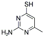 2-氨基-6-甲基嘧啶-4-硫醇 结构式