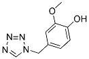 2-METHOXY-4-(1-TETRAZOLYLMETHYL)PHENOL 结构式