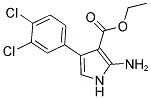 Ethyl 2-amino-4-(3,4-dichlorophenyl)-1H-pyrrole-3-carboxylate 结构式