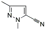 1,3-DIMETHYL-1H-PYRAZOLE-5-CARBONITRILE 结构式
