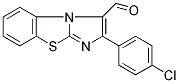 2-(4-CHLOROPHENYL)BENZO[D]IMIDAZO[2,1-B]THIAZOLE-3-CARBALDEHYDE 结构式