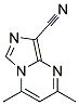 2,4-DIMETHYLIMIDAZO[1,5-A]PYRIMIDINE-8-CARBONITRILE 结构式