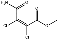 METHYL 4-AMINO-2,3-DICHLORO-4-OXO-2-BUTENOATE 结构式
