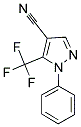 1-PHENYL-5-(TRIFLUOROMETHYL)-1H-PYRAZOLE-4-CARBONITRILE 结构式