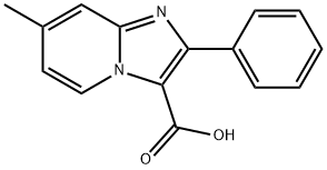 7-甲基-2-苯基咪唑并[1,2-A]吡啶-3-羧酸 结构式