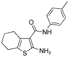 2-AMINO-4,5,6,7-TETRAHYDRO-BENZO[B]THIOPHENE-3-CARBOXYLIC ACID P-TOLYLAMIDE 结构式