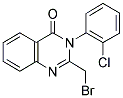2-BROMOMETHYL-3-(2-CHLORO-PHENYL)-3H-QUINAZOLIN-4-ONE 结构式