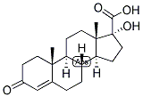 4-Androsten-17-alpha-ol-3-one-17-beta-carboxylic acid 结构式