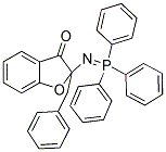 2-BENZYL-2-[(1,1,1-TRIPHENYL-LAMBDA5-PHOSPHANYLIDENE)AMINO]-2,3-DIHYDROBENZO[B]FURAN-3-ONE 结构式