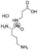 L-ORNITHINE-BETA-ALA HCL 结构式