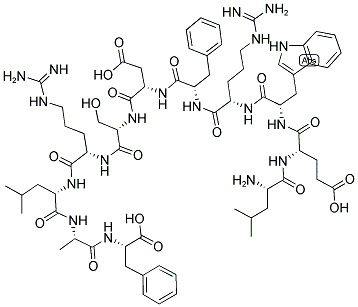 Leu-Glu-Trp-Arg-Phe-Asp-Ser-Arg-Leu-Ala-Phe 结构式