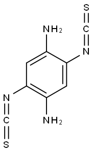 1,4-PHENYLENEDIAMINEDIISOTHIOCYANATE 结构式