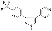 4-(3-[4-(TRIFLUOROMETHYL)PHENYL]-1H-PYRAZOL-4-YL)-PYRIDINE 结构式