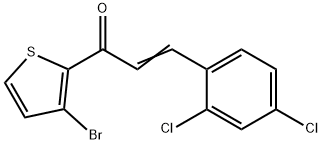 1-(3-BROMO-2-THIENYL)-3-(2,4-DICHLOROPHENYL)-2-PROPEN-1-ONE