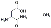 DL-BETA-ASPARAGINE MONOHYDRATE 结构式