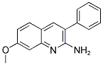 2-AMINO-7-METHOXY-3-PHENYLQUINOLINE 结构式