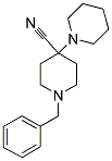 N-BENZYL-4-CYANO-4-(1-PIPERIDINO)-PIPERIDINE 结构式