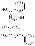 2-[(2-PHENYL-QUINOLINE-4-CARBONYL)-AMINO]-BENZOIC ACID 结构式