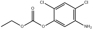 5-氨基-2,4-二氯苯基碳酸乙酯 结构式