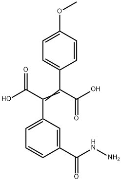 2-(4-METHOXYPHENYL)-4-OXO-4-(2-PHENYLHYDRAZINO)-2-BUTENOIC ACID 结构式