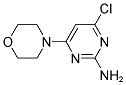 4-氯-6-吗啉-4-基嘧啶-2-胺 结构式