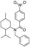 N1-BENZYL-N1-(2-ISOPROPYL-5-METHYLCYCLOHEXYL)-4-NITROBENZAMIDE 结构式