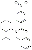 N1-Benzyl-N1-(2-isopropyl-5-methylcyclohexyl)-4-nitrobenzamide 结构式