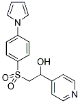 α-[[[4-(Pyrrol-1-yl)phenyl]sulphonyl]methyl]-4-pyridinemethanol 结构式