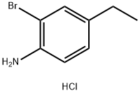 2-Bromo-4-ethylaniline hydrochloride 结构式