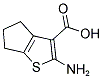 2-AMINO-5,6-DIHYDRO-4H-CYCLOPENTA[B]THIOPHENE-3-CARBOXYLIC ACID 结构式