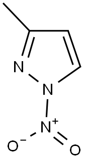 3-Methyl-1-nitro-1H-pyrazole 结构式
