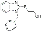 2-[(1-BENZYL-1H-BENZIMIDAZOL-2-YL)THIO]ETHANOL 结构式