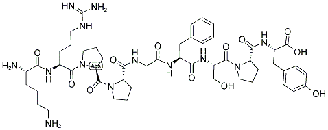 (DES-ARG10,TYR9)-KALLIDIN 结构式