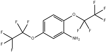 2,5-DI(1,1,2,2,2-PENTAFLUOROETHOXY)ANILINE 结构式