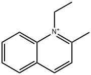 1-Ethyl-2-methylquinolinium 结构式
