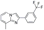 8-METHYL-2-[3-(TRIFLUOROMETHYL)PHENYL]IMIDAZO[1,2-A]PYRIDINE 结构式