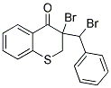 3-BROMO-3-[BROMO(PHENYL)METHYL]-3,4-DIHYDRO-2H-1-BENZOTHIIN-4-ONE 结构式