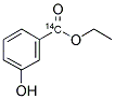 ETHYL 3-HYDROXYBENZOATE, [CARBOXYL-14C] 结构式