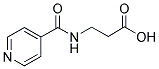 3-(ISONICOTINOYLAMINO)PROPANOIC ACID 结构式