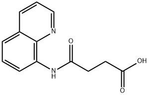 N-QUINOLIN-8-YL-SUCCINAMIC ACID 结构式