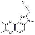 2-Azido-3,7,8-trimethyl-3H-imidazo[4,5-f]quinoxaline 结构式