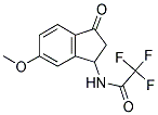 2,2,2-TRIFLUORO-N-(6-METHOXY-3-OXO-2,3-DIHYDRO-1H-INDEN-1-YL)ACETAMIDE 结构式