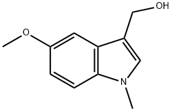 (5-甲氧基-1-甲基-1H-吲哚-3-基)甲醇 结构式