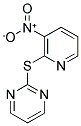 2-((3-NITRO-2-PYRIDINYL)SULFANYL)PYRIMIDINE 结构式