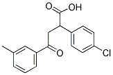 2-(4-Chlorophenyl)-4-(3-methylphenyl)-4-oxobutanoic acid 结构式
