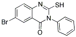 6-BROMO-2-MERCAPTO-3-PHENYLQUINAZOLIN-4(3H)-ONE 结构式